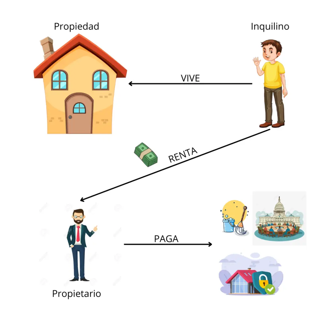 estructura comun de alquiler residencial